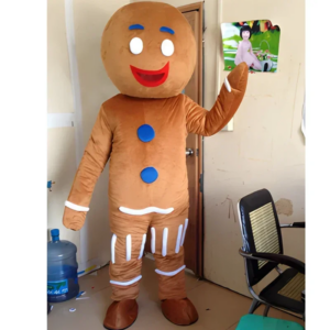 adult Christmas mascot costume santa claus gingerbread man moose reindeer santa elf