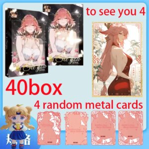 To See You Goddess Story Collection Card for Children Enchanting Anime Girl Nilou Hatsune Miku Limited Game Card Toys for Family