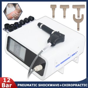 2025 Professional Pneumatic ShockwaveTherapy Machine 12Bar For ED Treatment Pain Relief Body Massage 2 IN 1 Relaxation Massager