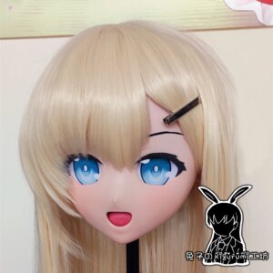 (RB719)Customize Full Head Quality Handmade Female/Girl Resin Japanese Anime Cartoon Character Kig Cosplay Kigurumi Mask