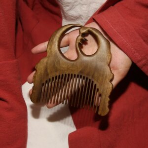 Chinese light luxury gift-giving cleaning care massage wooden comb meridian