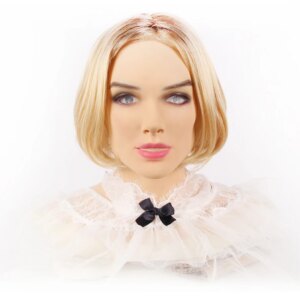 Eyung 2019 femake mask Betris realistic silicone female mask Masquerade party Halloween mask doll for cosplay Transgender