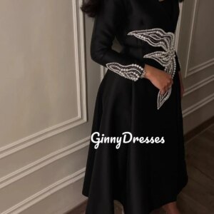 Customized Evening Luxury Dress A-Line Square Neckline Prom Dresses Floor-Length Zipper Up Beadings Elegant And Pretty Women’S