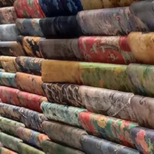 Real Silk Fragrant Cloud Yarn Fabric Cotton Chinese Style Cheongsam Dress Cloth