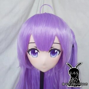 (KM297)Quality Handmade Female Resin Cosplay Japanese Role Play Kigurumi Mask Crossdresser Doll Transgender Mask