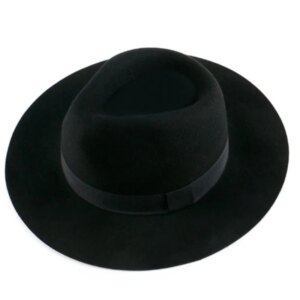 Elegant heart-shaped top fashionable woolen hat large-sized big-headed men’s