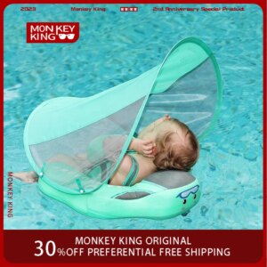 Awning Swimming Ring Baby Swim Waist Floating Lying Swimming Ring Non-Inflatable Swimming Trainer Solid Toddlers Life Buoy Pool