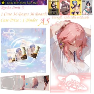 Roche limit 3 A5 New Goddess Story Cards A5 Boards Get Full Set Anime Goddess Character Albedo Nezuko Rem Nami Power Zero 2