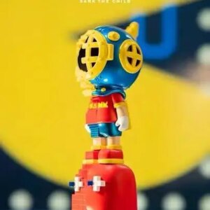 Sank Toys Sank The Child Little Sank Pixel Series Pac Man Resin Painted Collection Figurine Figure Model Statue