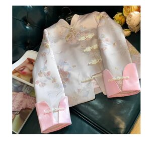 Chic coat Women’s Chinese style expensive pink top