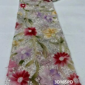 2024 Luxury French Tulle Net Lace with Sequins And Beads African Nigerian Embroidered Lace Fabric Lace Fabric For Sewing