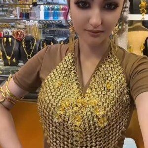 2025 New Dubai High end Private Customization 24K Gold Plated Necklace Wedding Party Jewelry for Women DD10463