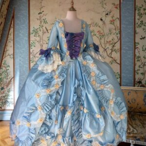 18th Century Madame De Pompadour Dress Victorian Rococo French Queen Marie Antoinette Costume Georgian Duchess Dress Ball Gown
