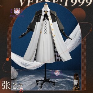 Game Reverse:1999 Z Cosplay Z Ms. Costume Halloween Carnival casual dress jacket tie, ribbon gloves uniform Woman Man set S-XXXL