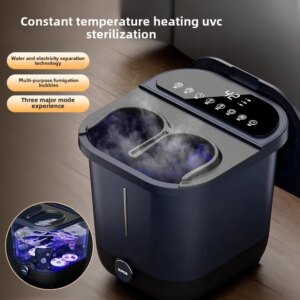 Foot soaking bucket heating constant temperature fully automatic home health care electric foot bathtub 2025 new model