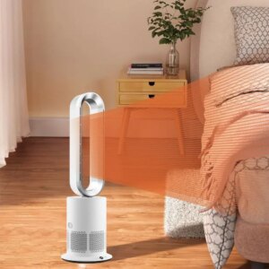 1950 Watt PTC Ceramic Wire Heating Air Cooler multi-protection fan Heater Tower Bladeless Fan Purifier