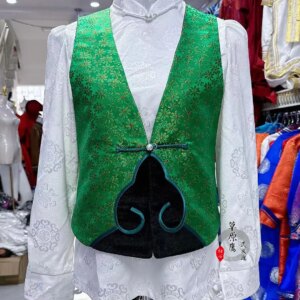 Mongolian Vest Women’s Ethnic Style Color Matching National Top
