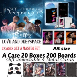 Newest A5 Size Card LOVE AND DEEPSPACE Card Hobby Game Manfu Collection Card Husbando Card Shen Xinghui Doujin Toys Card Gifts