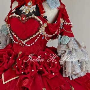 Irelia H Store Custom size Marie Identity V The red lady Marie Cosplay Costume for women High quality Specimen Gallery outfit Co