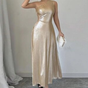 Little Daisy CustomizedSleeveless Satin Straight Ankle Length Solid Color Elegant Evening Dress For Formal Occasions Custom Size