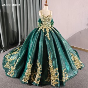 Flash Sale Superfine Wedding Dresses Guests Sequins Ball Gown Spaghetti Straps Scoop DY6641 Appliques Beading فستان سهرة نسائي