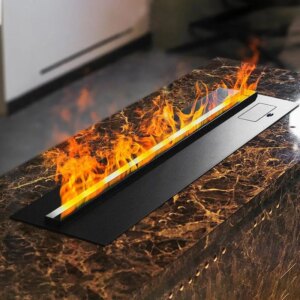 80 cm 3D mist fireplace, colorful steam flame, ECO decoration custom atomized smart indoor electric water mist fireplace