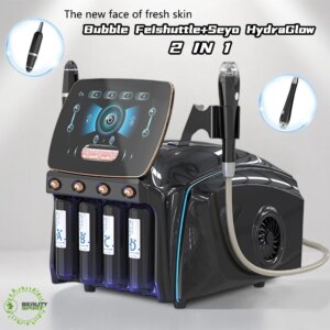 Latest Face Cleansing 360° Rotating Vortex Extraction Nozzle Hydra Dermabrasion 2 IN 1 Facial Beauty Machine Skin Care