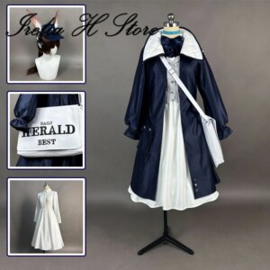 Irelia H Store Amiya from Arknight Amiya Cosplay Costume women amiya newsboy outfit game anime halloween party dress