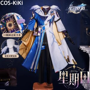 COS-KiKi Honkai: Star Rail Sunday Game Suit Handsome Uniform Cosplay Costume Halloween Party Role Play Outfit Men XS-XXL