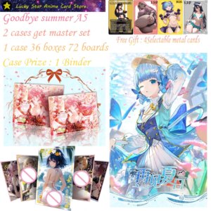 Goodbye summer A5 New Goddess Story Cards A5 Boards Get Full Set Anime Goddess Character Albedo Nezuko Rem Nami Power Zero 2