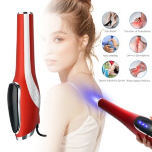 Infinity Terahertz Frequency Wand Electric Heating Wave Cell Blue Light Body Massage Pain Relief Health Physiotherapy Device