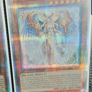 Yugioh KONAMI PHNI-AE020 Saffira, Dragon Queen of the Voiceless Voice Quarter Century Secret Asian English Collection Mint Card
