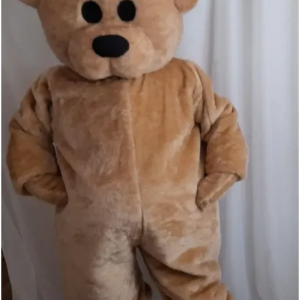 New Adult Hot Sale Foam Cute Bear Cartoon Mascot Costume Plush Christmas Fancy Dress Halloween Mascot Costume