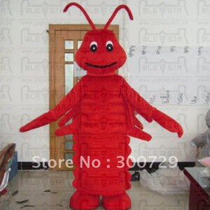 New Adult Hot Sale Foam Cute Doll Lobster Cartoon Mascot Costume Plush Christmas Fancy Dress Halloween Mascot Costume