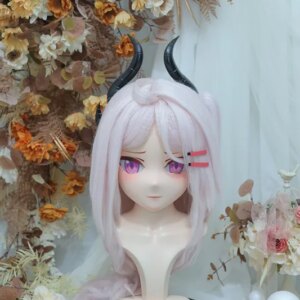 Kigurumi Kokusaki Hina Kigurumi mask full headband lock cosplay headshell props costume anime game