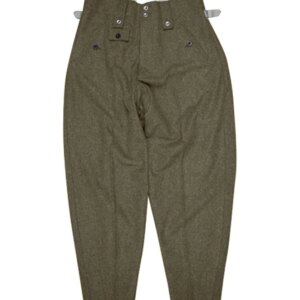 GUWB-101 WWII German Heer M43 brown wool trousers keilhosen