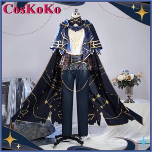 【Customized】CosKoKo Milan Kestrel Cosplay Anime VTuber Costume Fashion Handsome Uniform Halloween Party Role Play Clothing S-XXL
