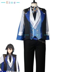 Game Ensemble Stars Sakuma Rei Cosplay Costume Anime Clothing Party Suit Top Pants Coat Halloween Carnival Uniforms Custom Made