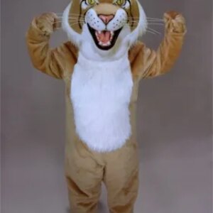 mascot Fierce bobcat Wildcat mascot costume fancy dress custom fancy costume cosplay carnival costume kits 614