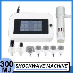 New Professional Shockwave Therapy Machine Treatment Plantar Fasciitis Relief Fatigue Relax High Energy 300MJ Shock Wave Massage