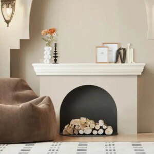 Floating Living Room Mantel Wood Shelf 72 White