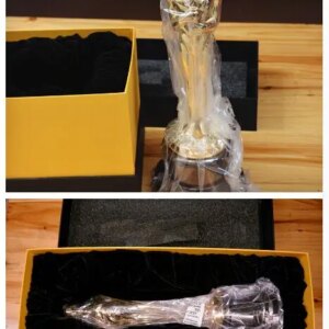 Academy Award Statue Metal Figurines Academy Award Trophy In Metal Gold Plated Craft Souvenirs Trophy for Celebrations Gif