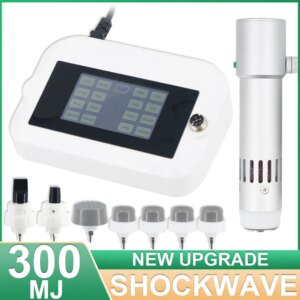300MJ Professional Shockwave Therapy Machine Sports Injury ED Treatment Body Massage Relief Shoulder Pain Physiotherapy Device