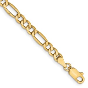 10k 4.2mm SemiSolid Figaro Chain