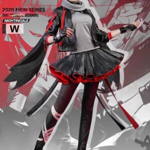 �� CoserorithsGame Arknights Theresa Cosplay Costume Uniform Halloween Party for Women Men Carnival Props