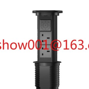 New Voice Control Pop Up Outlet Furniture Kitchen Office Worktop Countertop Motorized Pop Up Socket With Speaker