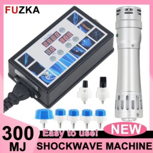 300MJ Shockwave Therapy Machine For Sport Injury Pain Relief Portable Shock Wave Equipment Muscle Relax Body Massage ED Treatmen