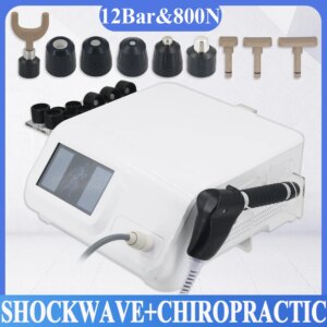 2025 New 2 In 1 Pneumatic Shockwave Therapeutic Instrument 12Bar For ED Therapy Pain Relief Spinal Correction Massage Relaxation