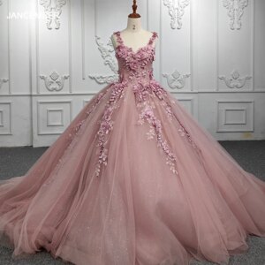 Princess Women’s Quinceanera Dresse Flower Sleeveless Customized Graduation Party Ball Evening Gown Prom DY5691 New Spring Summe
