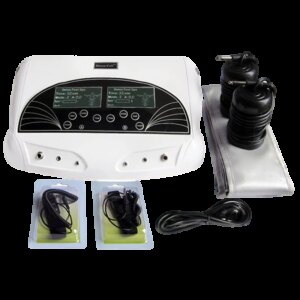 Dual Ionic Detox Foot Spa Machine W/ TENS Massage, LCD Display, 2 Arrays & Belts for Body Detox, Pain Relief – 2 Person Use